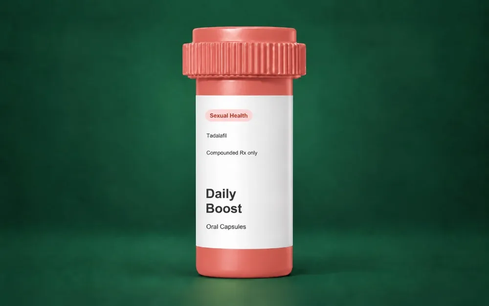 LongevityX MD compounded Daily Boost tadalafil oral capsules